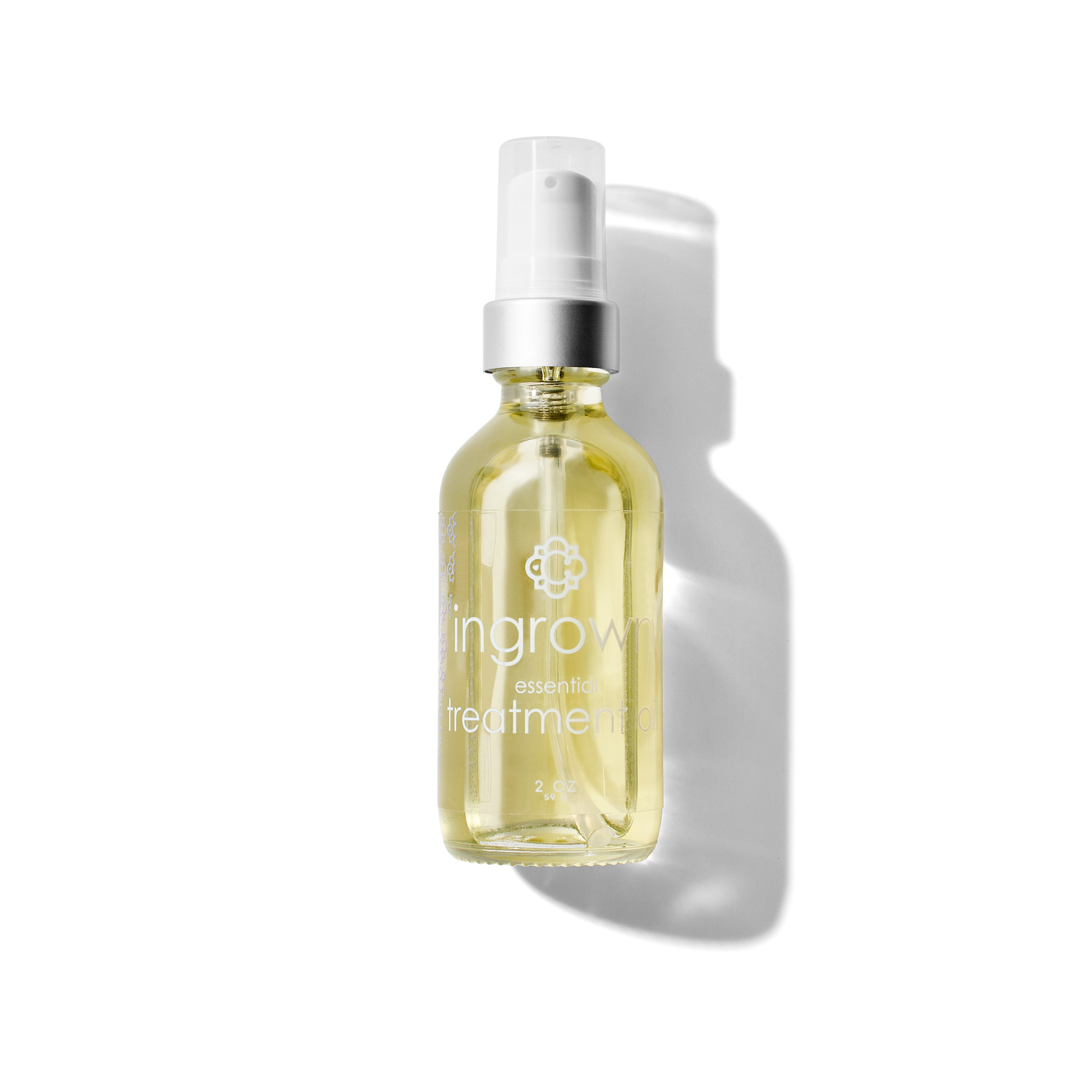 Bottle of Candee Skin Brand 'ingrown' essential treatment on a white background
