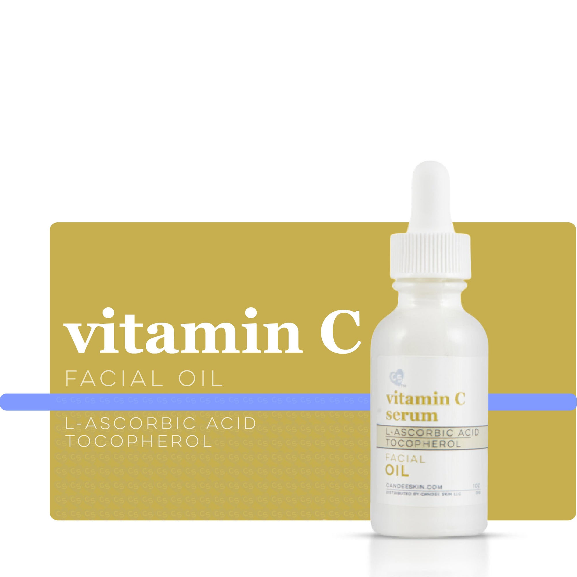Vitamin C Serum Facial Oil. Candee Skin Shop. Skin Science Simplified.