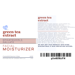 Green Tea Extract Facial Moisturizer Ingredients and Directions