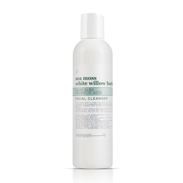 Sea Moss-White Willow Bark Facial Cleanser. Candee Skin Products. Simplified Skin Care Science.