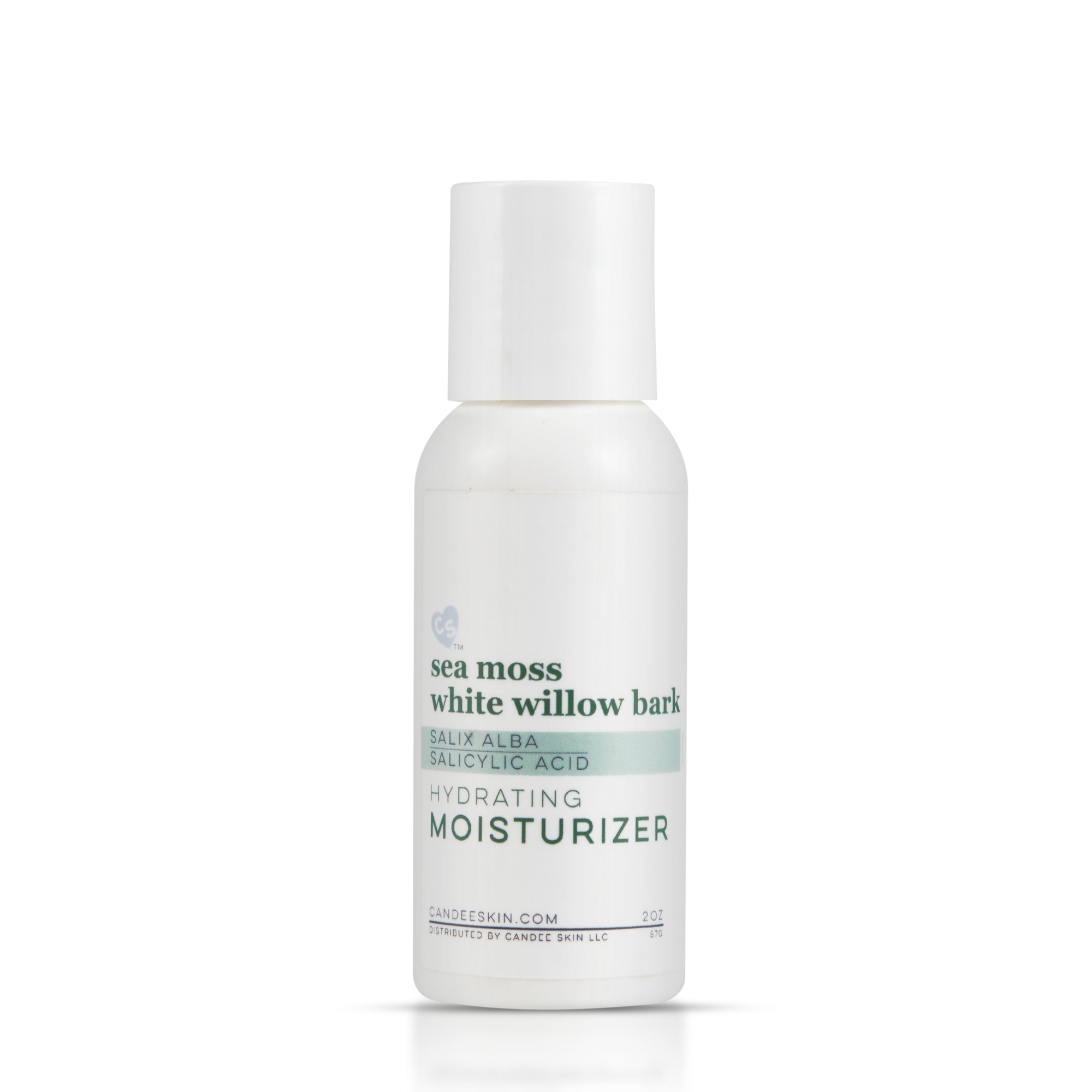 Sea Moss-White Willow Hydrating Moisturizer. Candee Skin Products. Simplified Skin Care Science.
